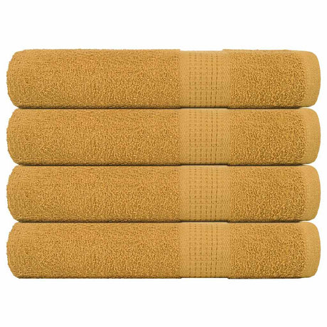 Vidaxx Handtücher Frogn 4 Stück 100x200 cm 360 g m² Gold