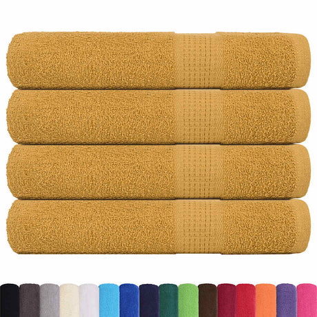 Vidaxx Handtücher Frogn 4 Stück 100x200 cm 360 g m² Gold