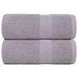 VidaXL Gästehandtücher Frogn 2 Stk. 30x50 cm 360 g m² grau