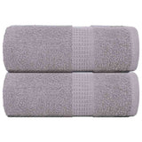 VidaXL Gästehandtücher Frogn 2 Stk. 30x50 cm 360 g m² grau