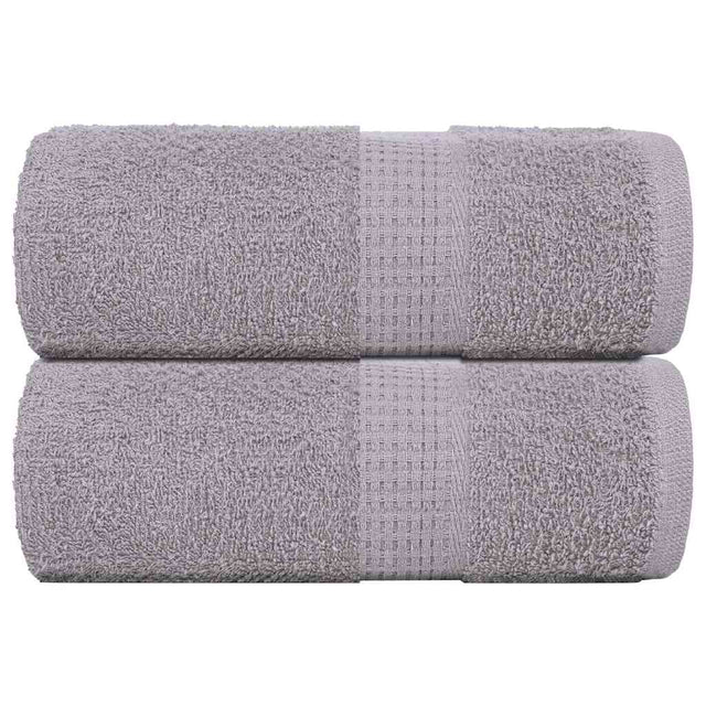 VidaXL Gästehandtücher Frogn 2 Stk. 30x50 cm 360 g m² grau