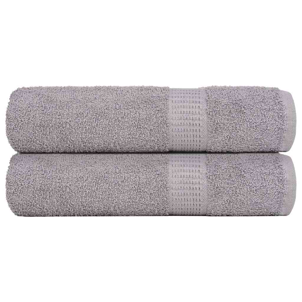 Vidaxx Handtücher Frogn 2 Stück 50x100 cm 360 g m² grau