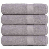 Vidaxx Handtücher 4 Stück 50x100 cm 360 g m² 100 % Baumwolle grau