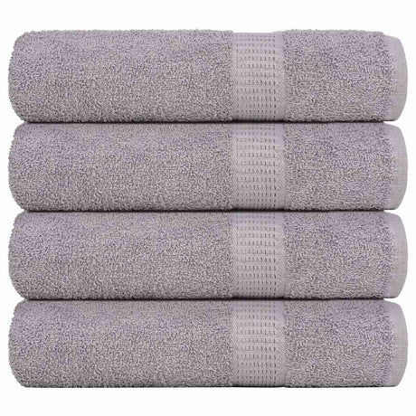 Vidaxx Handtücher 4 Stück 50x100 cm 360 g m² 100 % Baumwolle grau