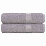 Vidaxx Duschtücher 2 Stück 70x140 cm 360 g m² 100 % Baumwolle grau