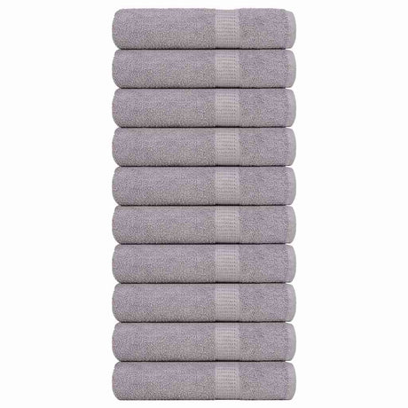 Vidaxx Badetücher 10 Stück 100x150cm 360 g m² 100 % Baumwolle grau