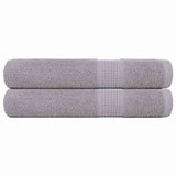 Vidaxx Saunatücher 2 Stk. 80x200 cm 360 g m² 100 % Baumwolle Grau