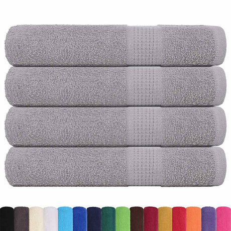 Vidaxx Saunatücher Frogn 4 Stk 80x200 cm 360 g m² grau