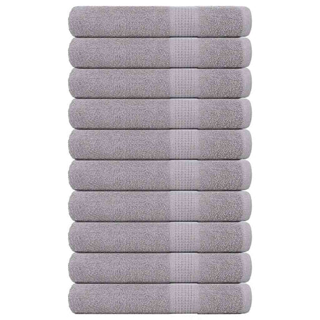 Vidaxx Saunatücher Frogn 10 Stk 80x200 cm 360 g m² grau