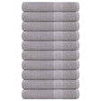 Vidaxx Handtücher Frogn 10 Stück 100x200 cm 360 g m² grau