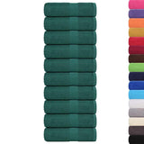 Vidaxx Waschlappen 10 Stück Froschgrün 30x30 cm 100 % Baumwolle