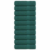 Vidaxx Badetücher 10 Stück 100x150cm 360 g m² 100 % Baumwolle grün
