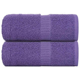 Vidaxx Seifentücher 2 Stück 30x30 cm 360 g m² 100 % Baumwolle Lila