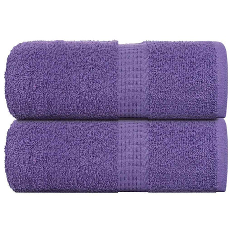 Vidaxx Seifentücher 2 Stück 30x30 cm 360 g m² 100 % Baumwolle Lila