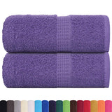 Vidaxx Seifentücher 2 Stück 30x30 cm 360 g m² 100 % Baumwolle Lila