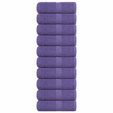 Vidaxx Waschlappen 10 Stück Frosch Lila 30x30 cm 100% Baumwolle