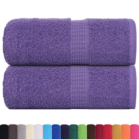 VidaXL Gästehandtücher Frogn 2 St. 30x50 cm 360 g m² Lila