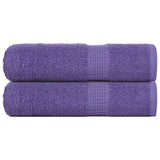 Vidaxx Handtücher 2 Stück 50x100 cm 360 g m² 100 % Baumwolle lila