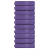 Vidaxx Handtücher 10 Stück 50x100 cm 360 g m² 100 % Baumwolle lila
