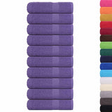 Vidaxx Handtücher 10 Stück 50x100 cm 360 g m² 100 % Baumwolle lila