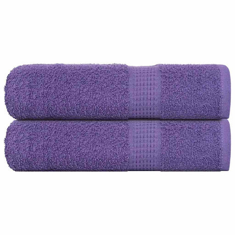 Vidaxx Duschtücher Frogn 2 Stk 70x140 cm 360 g m² Lila