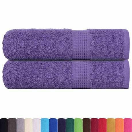 Vidaxx Duschtücher Frogn 2 Stk 70x140 cm 360 g m² Lila