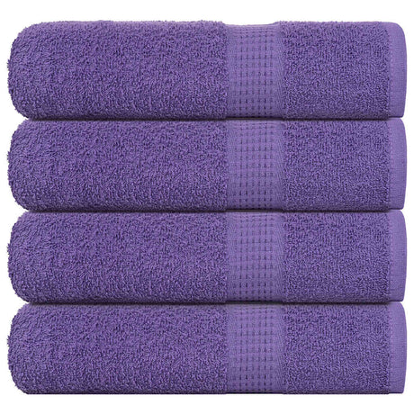 Vidaxx Duschtücher 4 Stk. 70x140 cm 360 g m² 100 % Baumwolle Lila