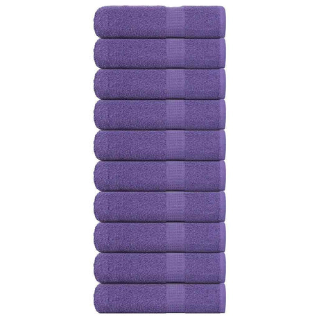Vidaxx Duschtücher 10 Stück 70x140 cm 360 g m² 100 % Baumwolle Lila