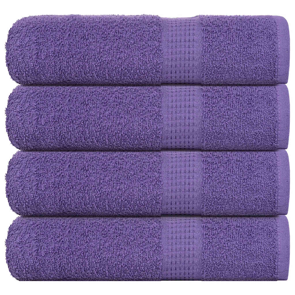 VidaXL Badetücher Frogn 4 Stück 100x150 cm 360 g m² Lila
