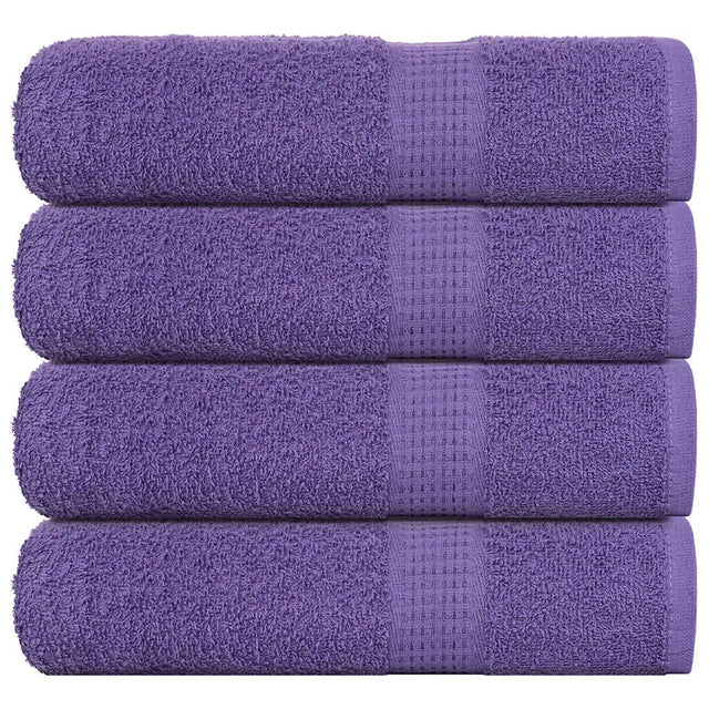 VidaXL Badetücher Frogn 4 Stück 100x150 cm 360 g m² Lila