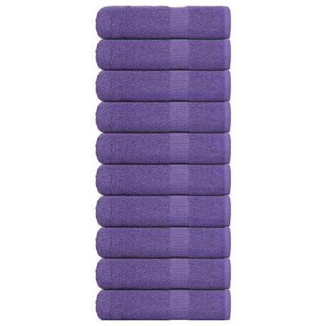 Vidaxx Badetücher 10 Stück 100x150 cm 360 g m² 100 % Baumwolle Lila