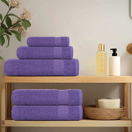 Vidaxx Badetücher 10 Stück 100x150 cm 360 g m² 100 % Baumwolle Lila
