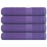 Vidaxx Saunatücher 4 Stk. 80x200 cm 360 g m² 100 % Baumwolle Lila