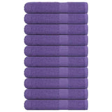 Vidaxx Saunatücher 10 Stück 80x200 cm 360 g m² 100 % Baumwolle Lila