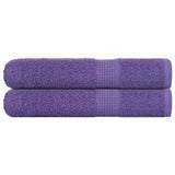 Vidaxx Handtücher 2 Stück 100x200 cm 360 g m² 100 % Baumwolle lila