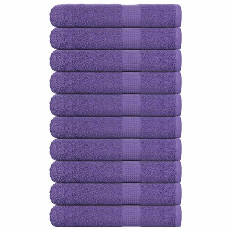 Vidaxx Handtücher Frogn 10 Stück 100x200 cm 360 g m² lila