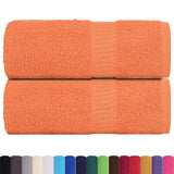 Vidaxx Waschlappen 2 Stück Froschorange 30x30 cm 100 % Baumwolle