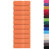 Vidaxx Waschlappen 10 Stück Froschorange 30x30 cm 100 % Baumwolle