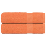 Vidaxx Badetücher 2 Stück 100x150 cm 360 g m² 100 % Baumwolle Orange