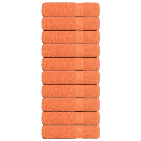 Vidaxx Badetücher 10 Stück 100x150 cm 360 g m² 100 % Baumwolle Orange