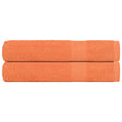 Vidaxx Saunatücher Frogn 2 Stk 80x200 cm 360 g m² Orange