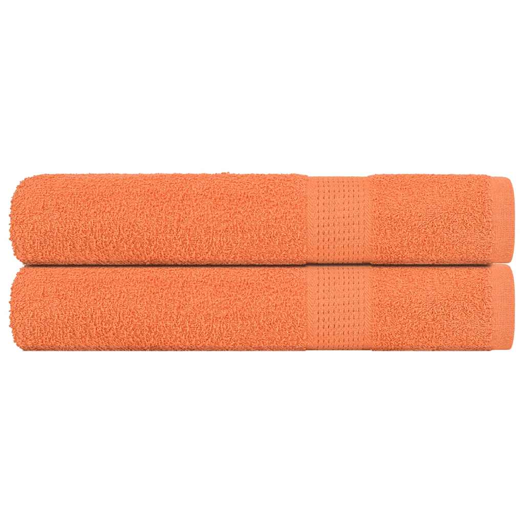 Vidaxx Saunatücher Frogn 2 Stk 80x200 cm 360 g m² Orange