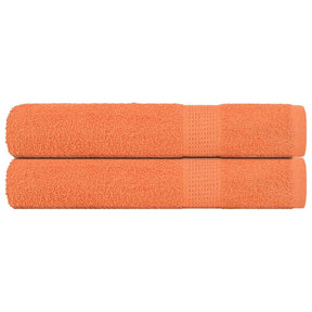 Vidaxx Saunatücher Frogn 2 Stk 80x200 cm 360 g m² Orange
