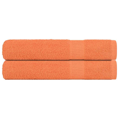 Vidaxx Saunatücher Frogn 2 Stk 80x200 cm 360 g m² Orange