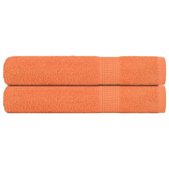 Vidaxx Saunatücher Frogn 2 Stk 80x200 cm 360 g m² Orange