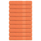 Vidaxx Saunatücher 10 Stück 80x200 cm 360 g m² 100 % Baumwolle Orange