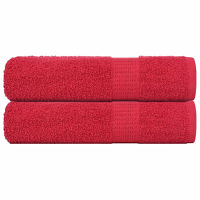 Vidaxx Handtücher Frogn 2 Stk 50x100 cm 360 g m² rot