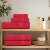 Vidaxx Saunatücher Frogn 2 Stk 80x200 cm 360 g m² rot