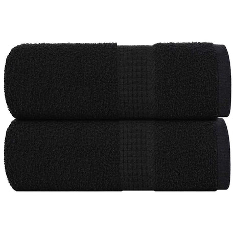 Vidaxx Waschlappen 2 Stück Frogn Black 30x30 cm 100 % Baumwolle