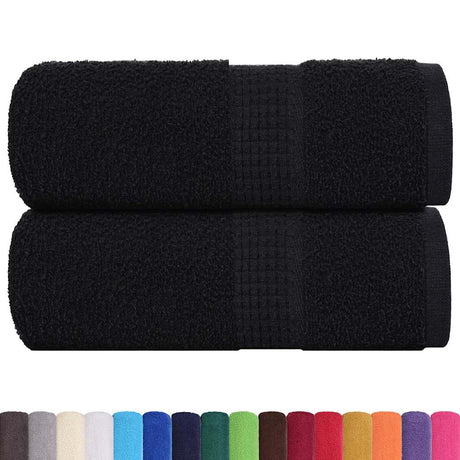 Vidaxx Waschlappen Frogn 2 Stk 30x30 cm 360 g m² schwarz